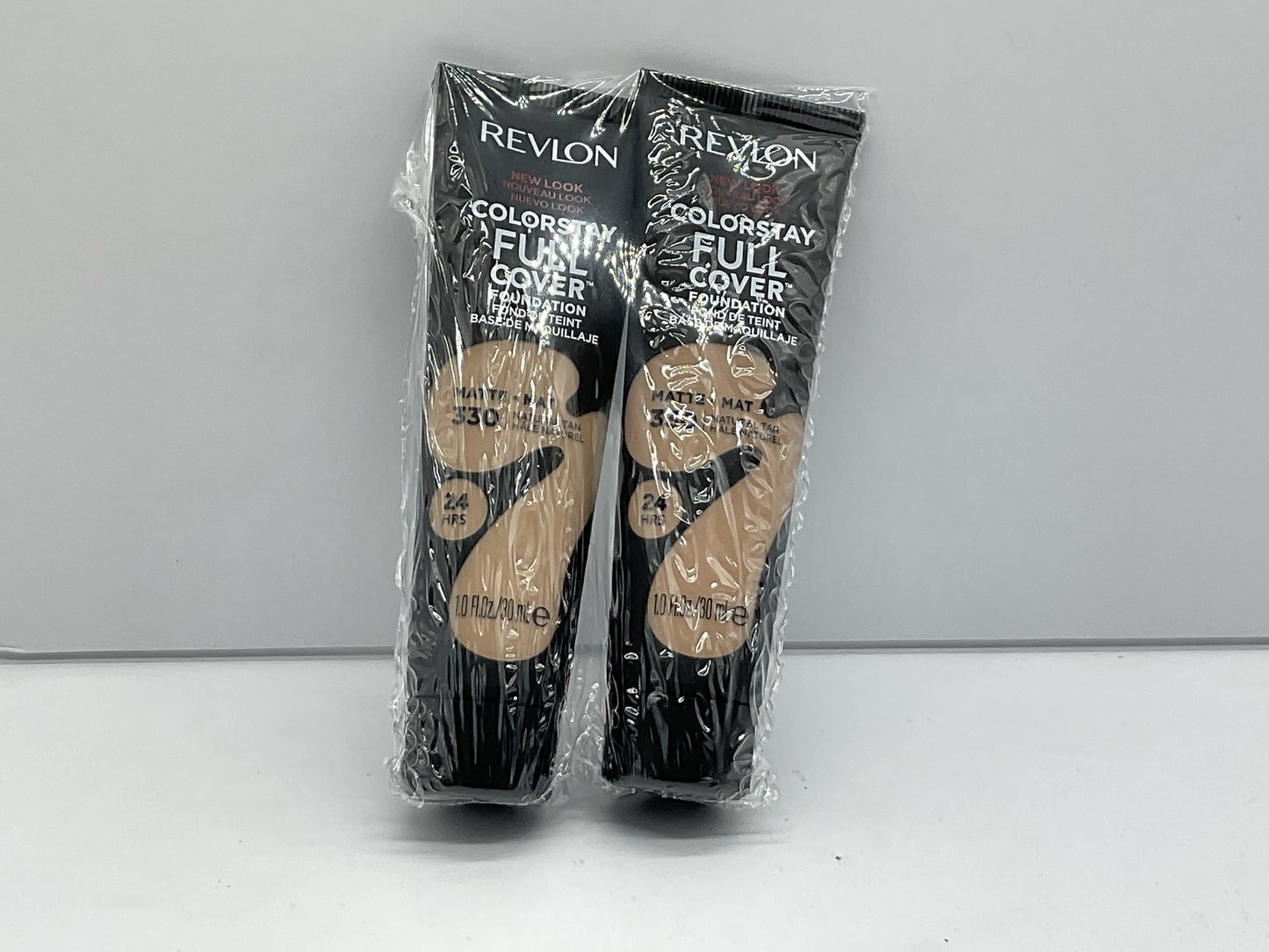 2 PACK - Revlon Colorstay Full Cover Foundation - 330 Natural Tan