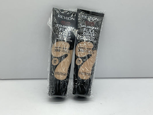 2 PACK - Revlon Colorstay Full Cover Foundation - 330 Natural Tan