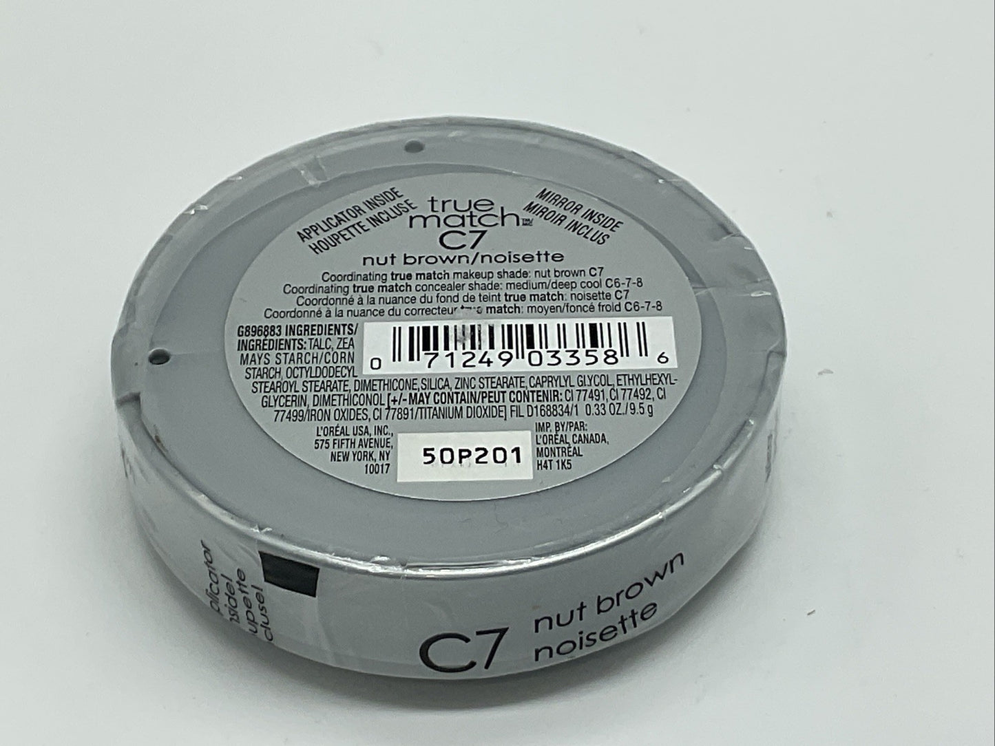 L'OREAL Paris True Match Super Blendable Powder Cool - C7 Nut Brown