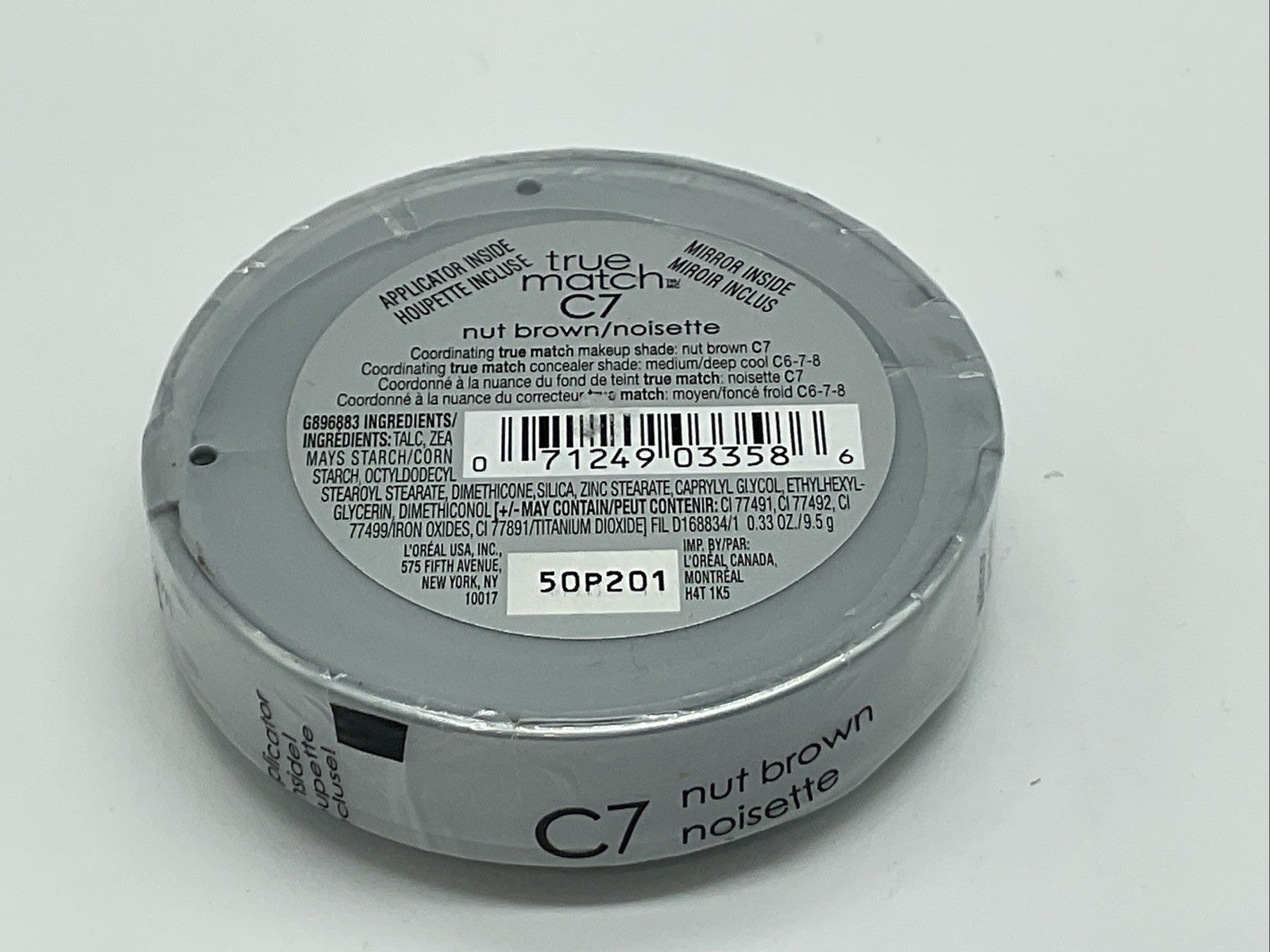 L'OREAL Paris True Match Super Blendable Powder Cool - C7 Nut Brown