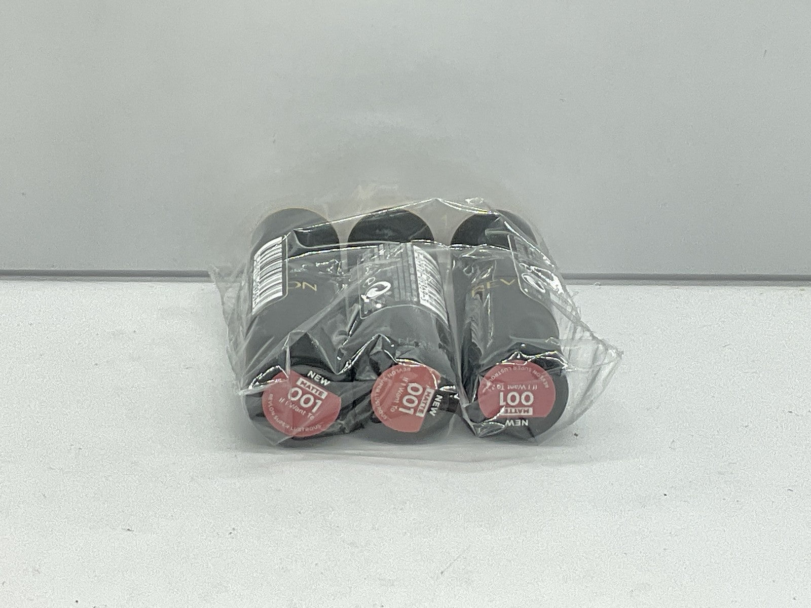3 PACK - Revlon Super Lustrous Matte Lipstick - 001  If I Want To