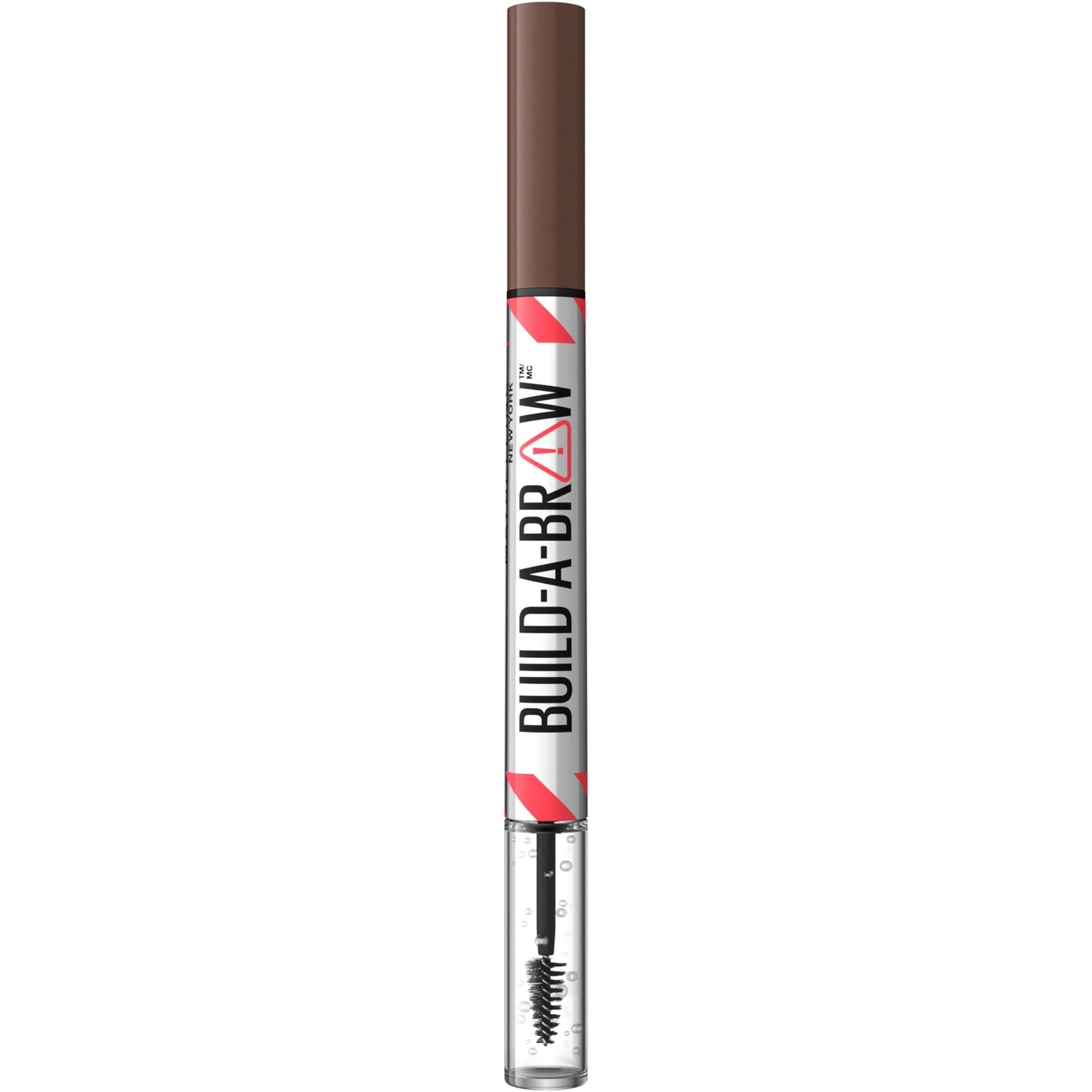 2 PACK - Maybelline Build A Brow Pen & Sealing Eyebrow Gel - 257 Medium Brown