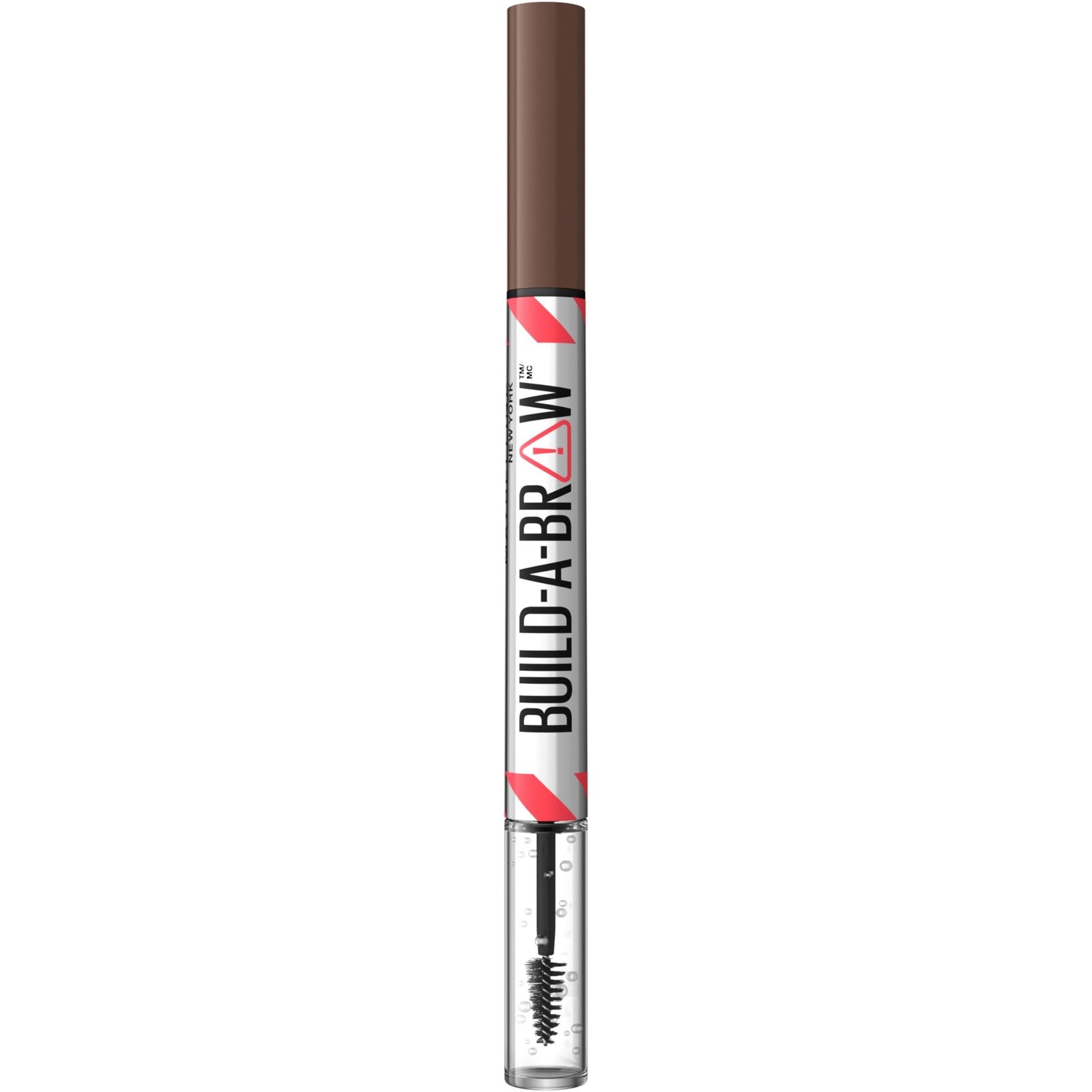 2 PACK - Maybelline Build A Brow Pen & Sealing Eyebrow Gel - 257 Medium Brown