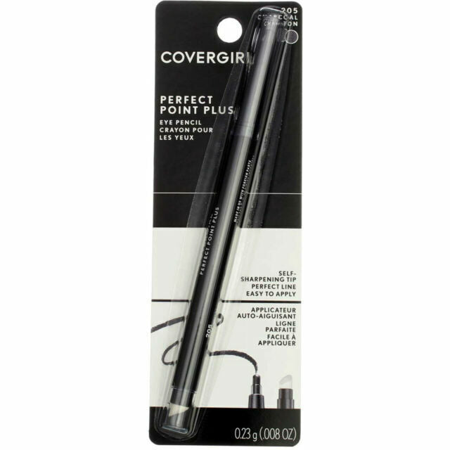 2 PACK - COVERGIRL Point Plus Eye Liner Pencil - 205 Charcoal